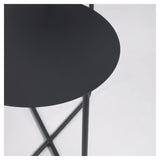 Vidalita Sidebord - Sort metal, Ø60 - Unoliving.com