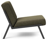 Vikko Loungestol, Bouclé/Forest Green - Unoliving.com