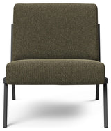 Vikko Loungestol, Bouclé/Forest Green - Unoliving.com