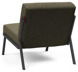 Vikko Loungestol, Bouclé/Forest Green - Unoliving.com