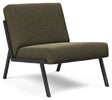 Vikko Loungestol, Bouclé/Forest Green - Unoliving.com