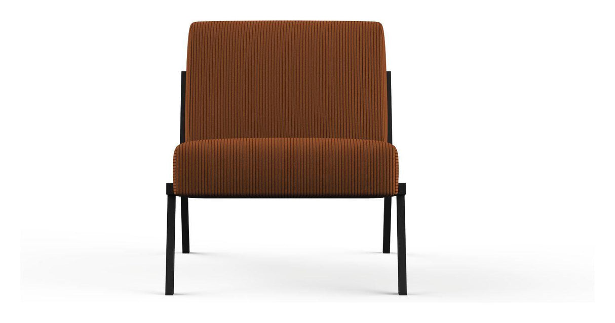 Vikko Loungestol, Corduroy/Burnt Orange - Unoliving.com