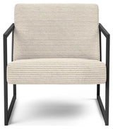 Vikko Loungestol m. armelæn, Beige Bouclé - Unoliving.com