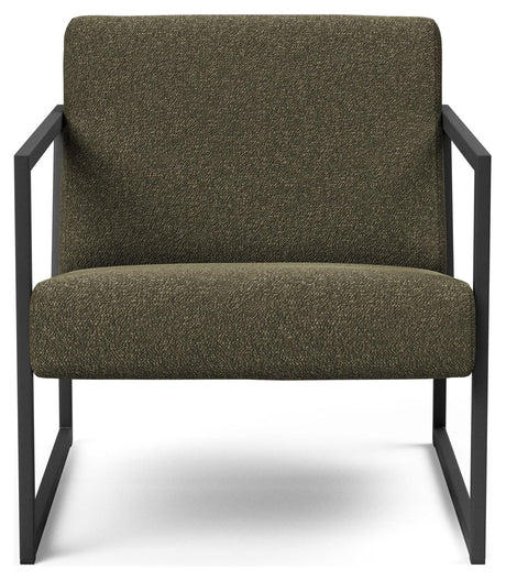 Vikko Loungestol m. armelæn, Bouclé/Forest Green - Unoliving.com