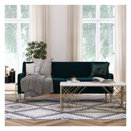 Virginia 2-pers sofa, Blå - Unoliving.com