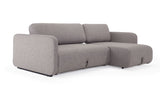 Vogan Sovesofa m. konsolbord, Grå - Unoliving.com