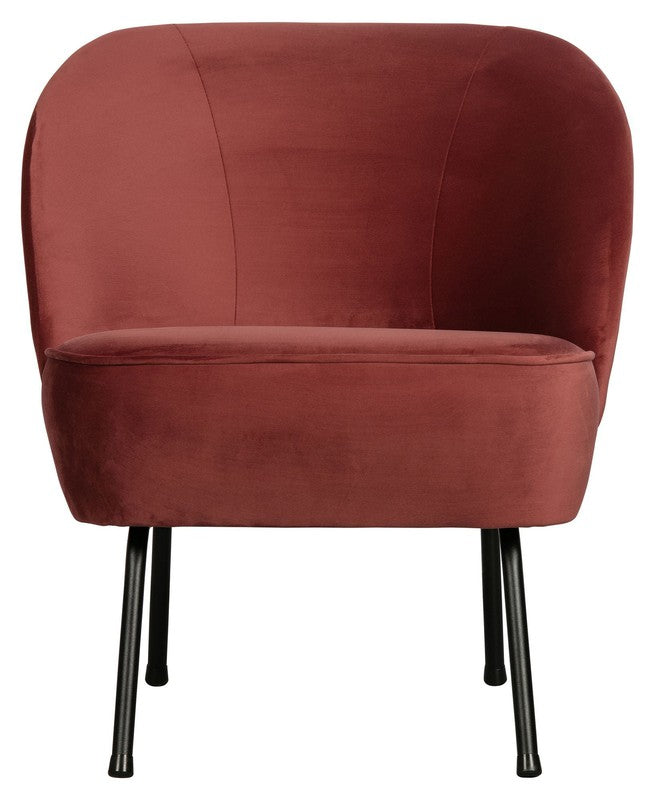 Vogue Loungestol - Chestnut Velour - Unoliving.com