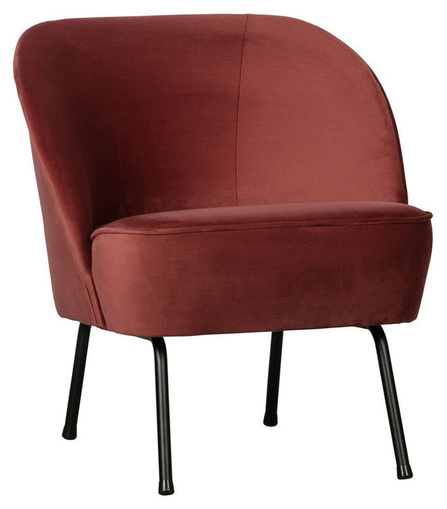 Vogue Loungestol - Chestnut Velour - Unoliving.com