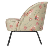 Vogue Loungestol - Rococo Agave Velour - Unoliving.com