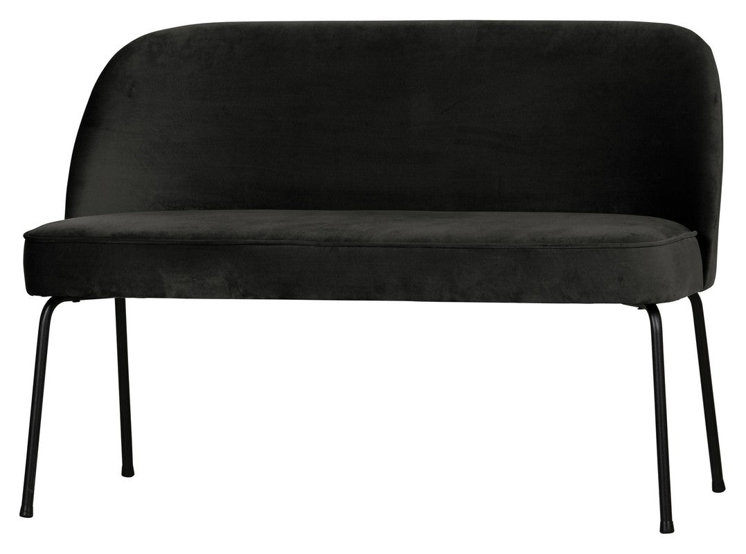 Vogue Sofabænk - Sort Velour - Unoliving.com