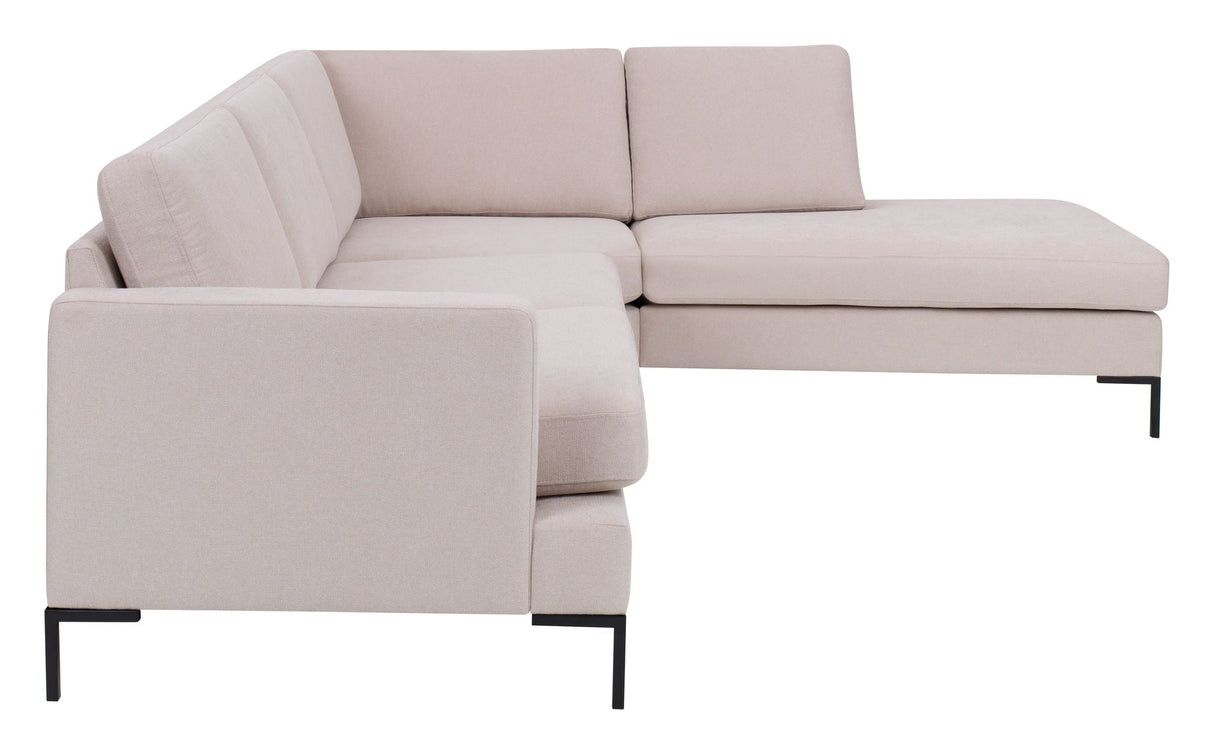 Volara 2,5-pers. Sofa, højre - Beige - Unoliving.com