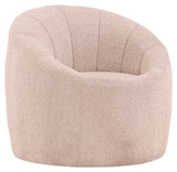 Warren Loungestol - Beige Bouclé - Unoliving.com