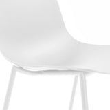 Wassu Spisebordsstol, Pure White - Unoliving.com