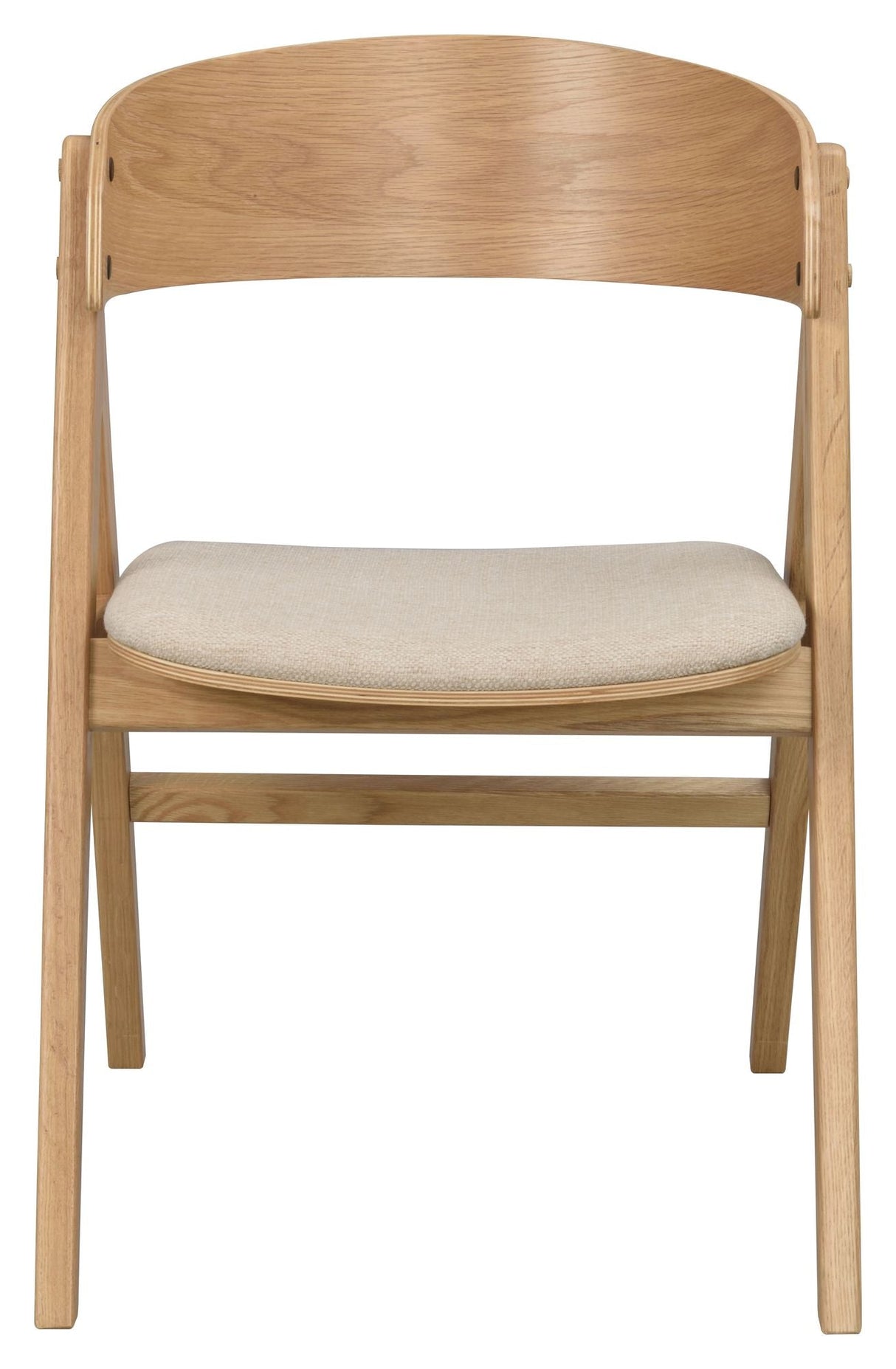 Waterton Lænestol, Eg, Beige stof - Unoliving.com