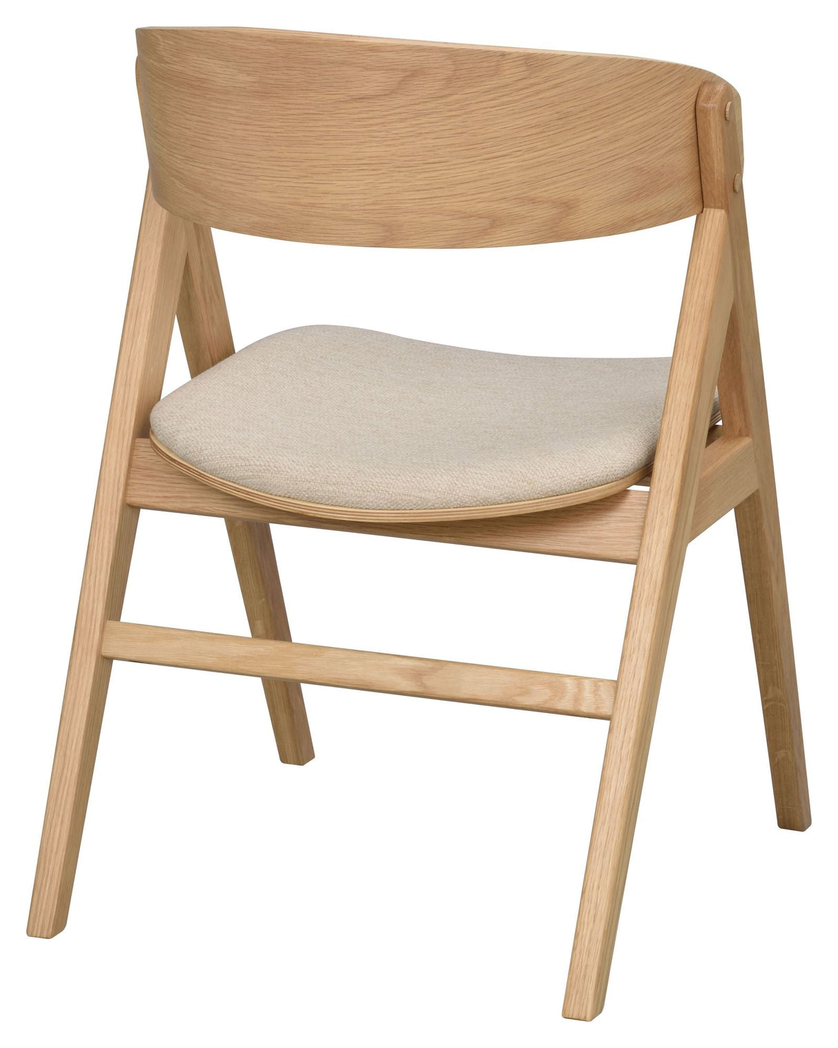 Waterton Lænestol, Eg, Beige stof - Unoliving.com