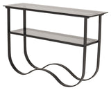 Wavy Sidebord - Sort Glastop, 117x33,5 - Unoliving.com