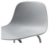 Whitby barstol SH: 67.50cm, Grå Plast - Unoliving.com