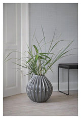 Wide Keramik Vase XL - Smoked Pearl - Unoliving.com