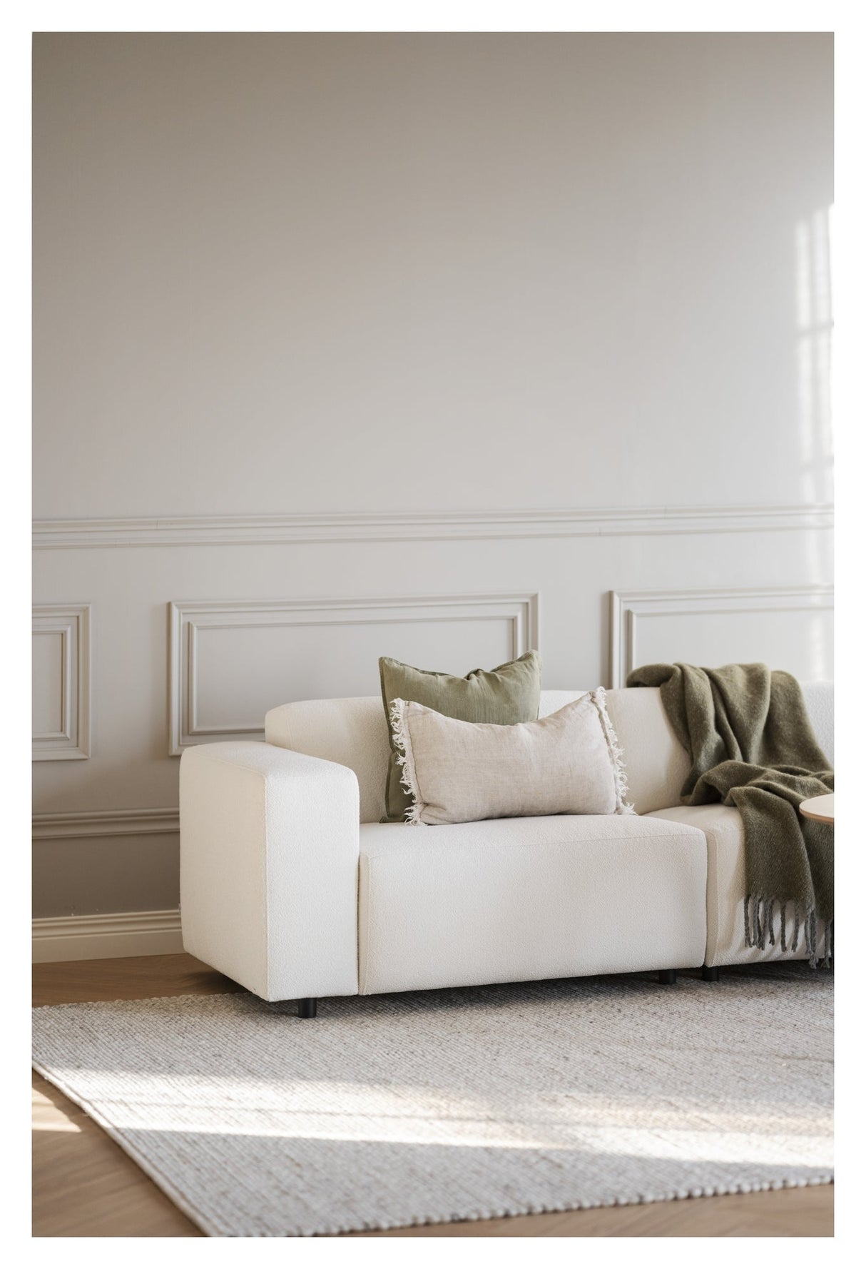 Willard, 3-pers. Sofa - hvid - Unoliving.com