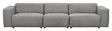 Willard, 4-pers. Sofa - grå/beige - Unoliving.com