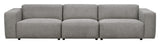 Willard, 4-pers. Sofa - grå/beige - Unoliving.com