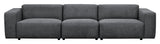 Willard, 4-pers. Sofa - mørk grå - Unoliving.com