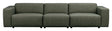 Willard, 4-pers. Sofa - mørk grøn - Unoliving.com