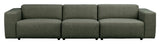 Willard, 4-pers. Sofa - mørk grøn - Unoliving.com