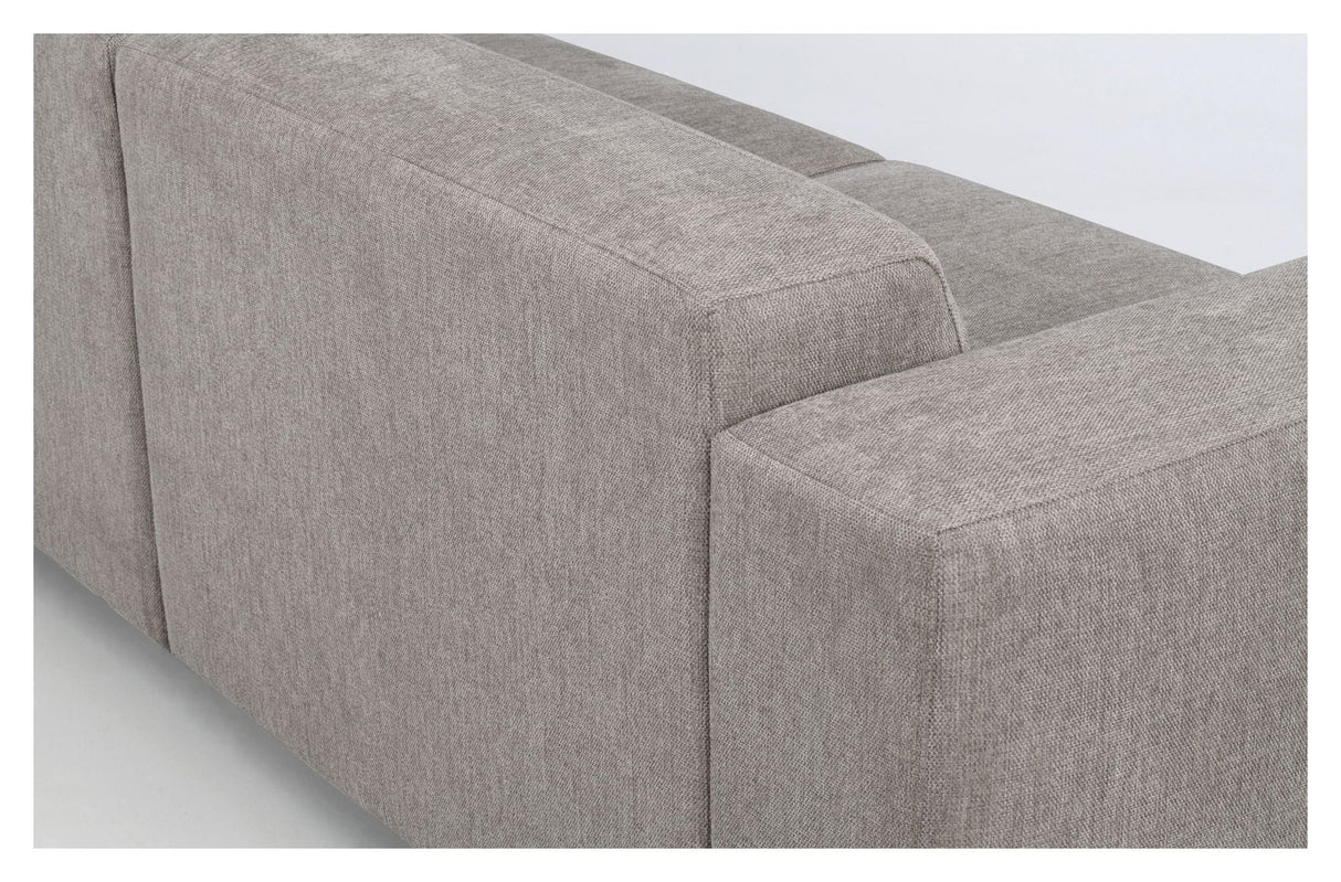 Willard Sofa 3-pers. m. chaiselong, Højre, Beige stof - Unoliving.com