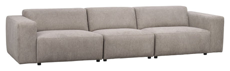 Willard Sofa 4-pers. Beige stof - Unoliving.com