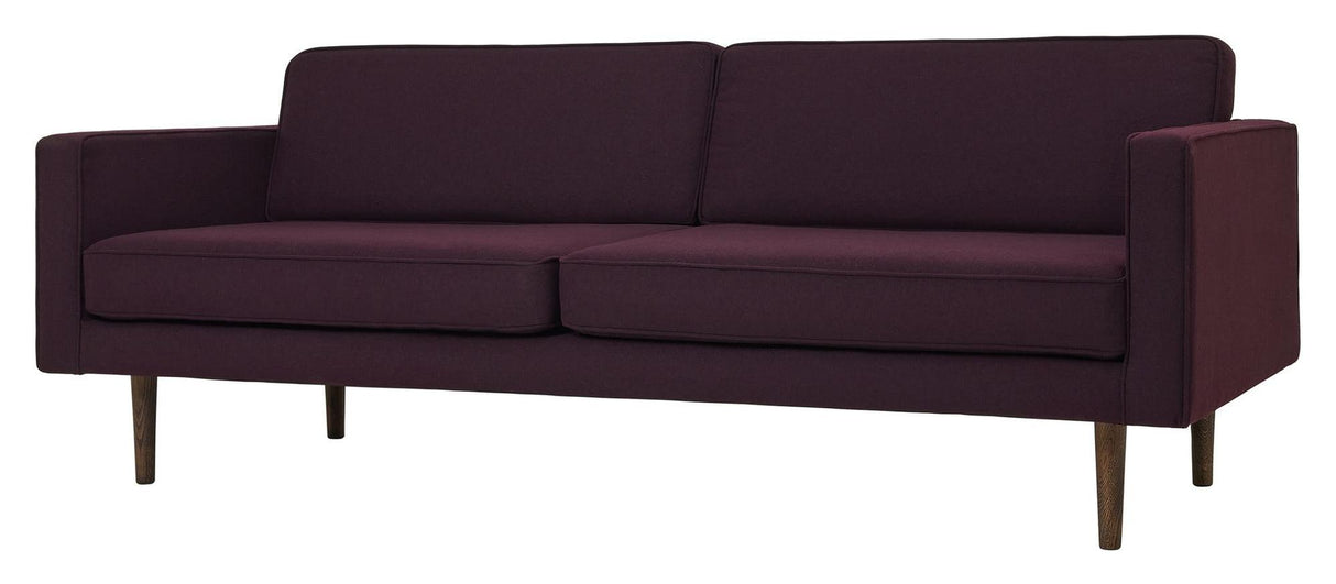 Wind 3-pers sofa, Bordeaux rød - Unoliving.com