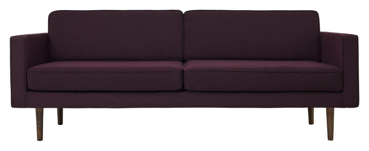 Wind 3-pers sofa, Bordeaux rød - Unoliving.com