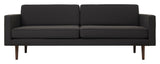 Wind 3-pers sofa, Sort - Unoliving.com