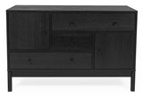 Woodman AbbeyWood Skænk - Sort/Charcoal - Unoliving.com