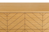 Woodman Camden Kommode - Eg/Herringbone Print, 80x48 - Unoliving.com