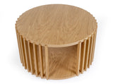 Woodman Drum Sofabord - Eg, Ø83 - Unoliving.com