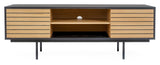 Woodman Stripe Tvbord - Eg/Sort - Unoliving.com