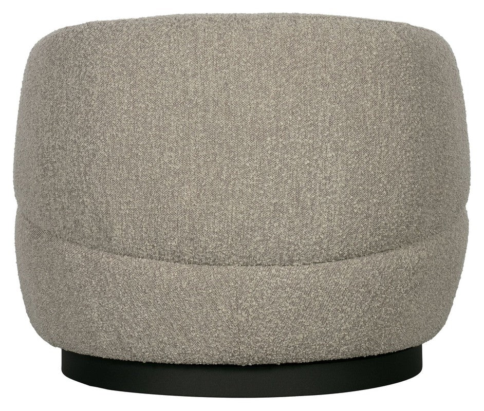 Woolly Loungestol m. rotation - Beige - Unoliving.com