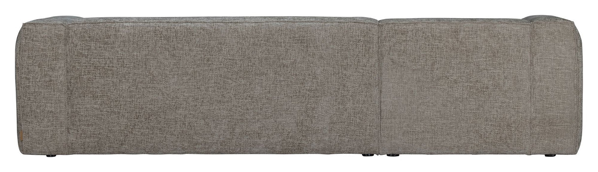 Woood Bean 3-pers. Sofa m. venstre Chaiselong, Melange Travertin hør-look - Unoliving.com