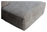 Woood Bean 3-pers. Sofa m. venstre Chaiselong, Melange Travertin hør-look - Unoliving.com