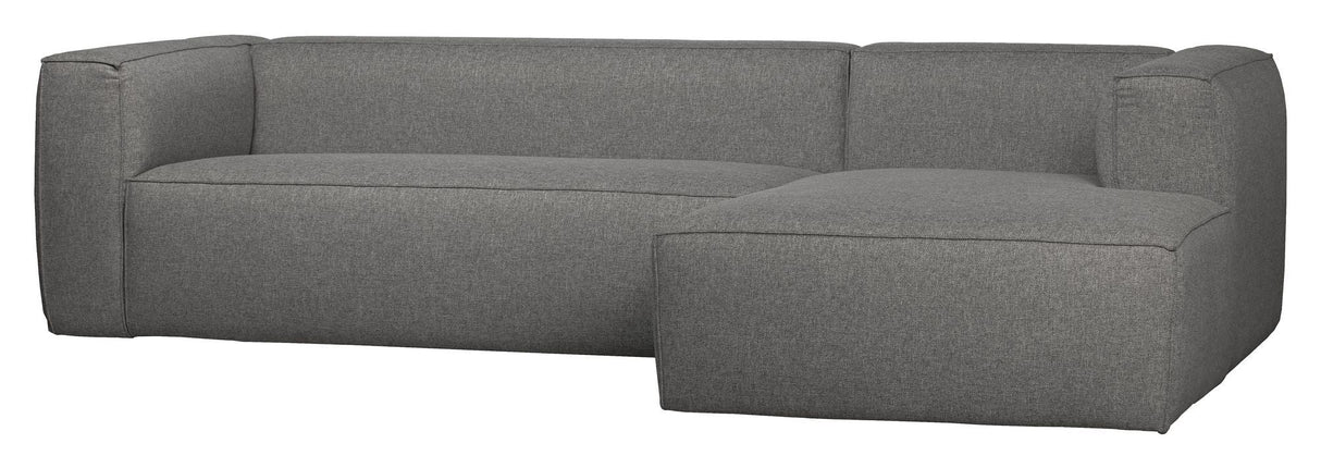 Woood Bean Sofa m. højrevendt chaiselong, Grå - Unoliving.com