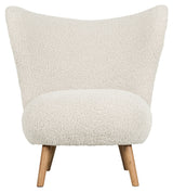 Woood Celine Loungestol, Offwhite Teddy - Unoliving.com