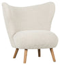 Woood Celine Loungestol, Offwhite Teddy - Unoliving.com