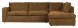 Woood Freddie Sofa m. højrevendt Chaiselong, Bronze - Unoliving.com