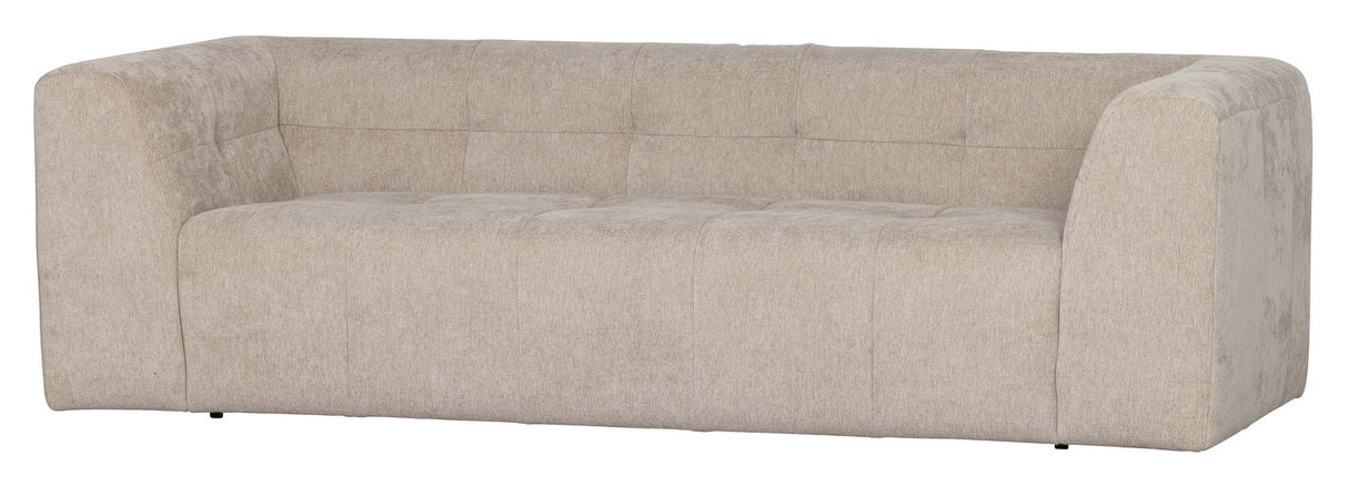 Woood Grid 3-pers. Sofa, Sand Chenille - Unoliving.com