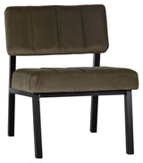 Woood Kaja Loungestol - Army Velour - Unoliving.com