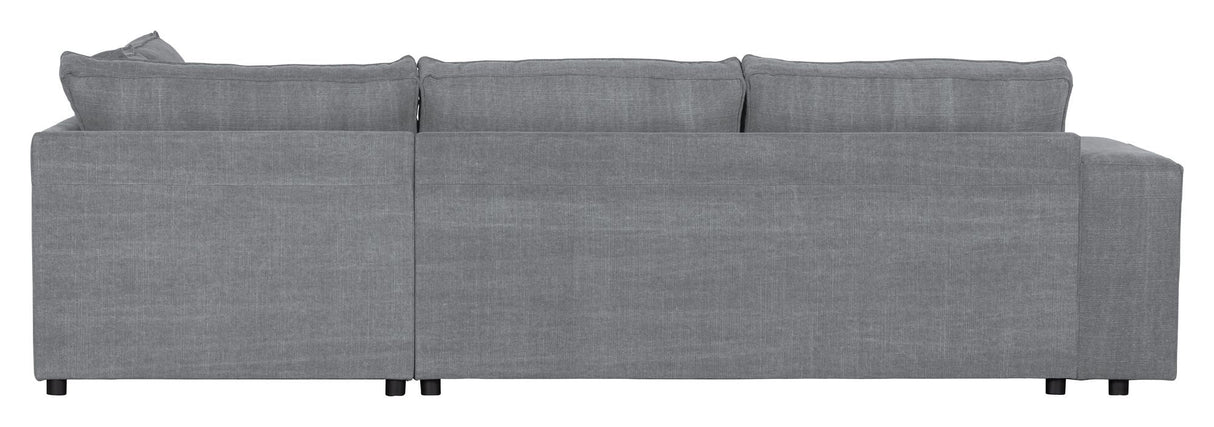 Woood Randy Sofa m. højrevendt chaiselong, Grå - Unoliving.com