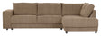 Woood Randy Sofa m. højrevendt chaiselong, Khaki - Unoliving.com