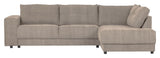 Woood Randy Sofa m. højrevendt chaiselong, Sand - Unoliving.com