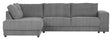 Woood Randy Sofa m. venstrevendt chaiselong, Anthracite - Unoliving.com